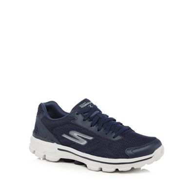 Skechers Big and tallnavy 'go walk  3 fitknit' trainers